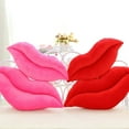 thumbnail image 2 of Rever-sible L-ip-Shap-ed Plush Throw Pil-low - Soft Decorative Cushion, Perfect Valentine's Day Gift for Girls (Bed/Couch/Office Use), 2 of 7