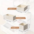 thumbnail image 5 of 24pcs Clothing Drawer Organizer, Non-Woven Diaper Drawer Organizer, Foldable Deep Fabric Drawer Organizer, 5 of 11