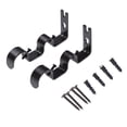 thumbnail image 1 of 2 Pcs Supports Réglables pour Tringles à Rideaux Doubles, Épaississeurs, Style Romain, Support de Tringle à Rideaux, Tringle à Rideaux, Tringle à Draperies, Convient aux Tringles de 1 Pouces et 5 Ou 8 Pouces, 1 of 7