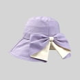 thumbnail image 2 of Gyujnb Sun Hat with Large Brim and Bow Knot for Summer Sun Lightweight Beach Hat for Sunshade and Outdoor Travel, 2 of 7