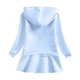 thumbnail image 6 of EnJoCho Girls Hooded Sweater Dress Western Style Casual Hooded Dress for Spring Autumn Baby Kids Pullover Knit Skirt Warm Outfit, 6 of 7