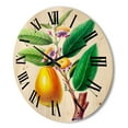thumbnail image 3 of Designart 'Ancient Fruits I' Farmhouse Wood Wall Clock, 3 of 5