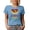 Baby Blue, variant on Retro My Heart Is on That Field, Baseball Player or Coach, Baby Blue T-Shirt, Large