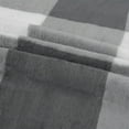 thumbnail image 5 of PiccoCasa Plush Fleece Throw Blankets for Sofa Couch, 50"x60", Gray and White, 5 of 6