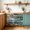 Turquoise Brown, variant on Coastal Corals Under Sink Curtain for Closet, Privacy Short Cabinet Curtains, Turquoise White Ocean Life Shabby Wooden Self Adhesive RV/Open Cabinet Skirt Adds Bathroom Storage 11"x13"