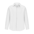 thumbnail image 3 of WREESH Men's Casual Button Down Dress Shirts Long Sleeve Turndown Collar Solid Color Shirts for Versatile Style White, 3 of 6