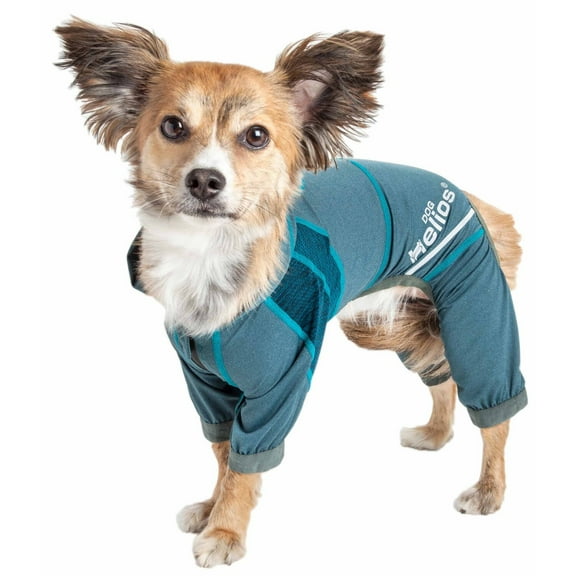 Dog Helios ® 'Namastail' Lightweight 4-Way Stretch Breathable Full Bodied Performance Yoga Dog Hoodie Tracksuit