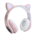 thumbnail image 2 of Stereo Music Headphone Exquisite Appearance Stable Performance Clear Sound Quality Cat Ear Headphone PC For Listen To Music Pink Circle Pattern, 2 of 8