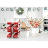 SimpleHouseware Stackable Soda Can Organizer Rack for Pantry, Fridge ...
