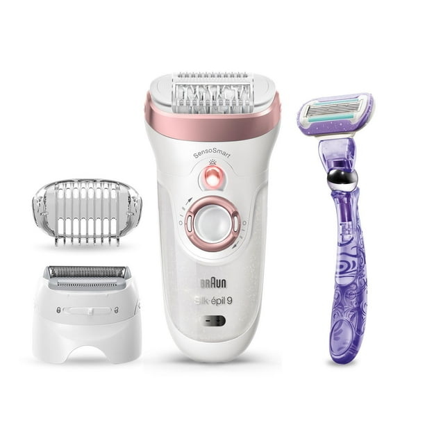 BRAUN LEG EPILATOR SES 9/870 ROSE GOLD WHITE, BRAUN LEG