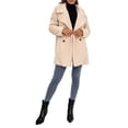 thumbnail image 2 of Yuemengxuan Female Stylish Solid Color Turn-Down Collar Long Sleeve Overcoat with Pockets, 2 of 6