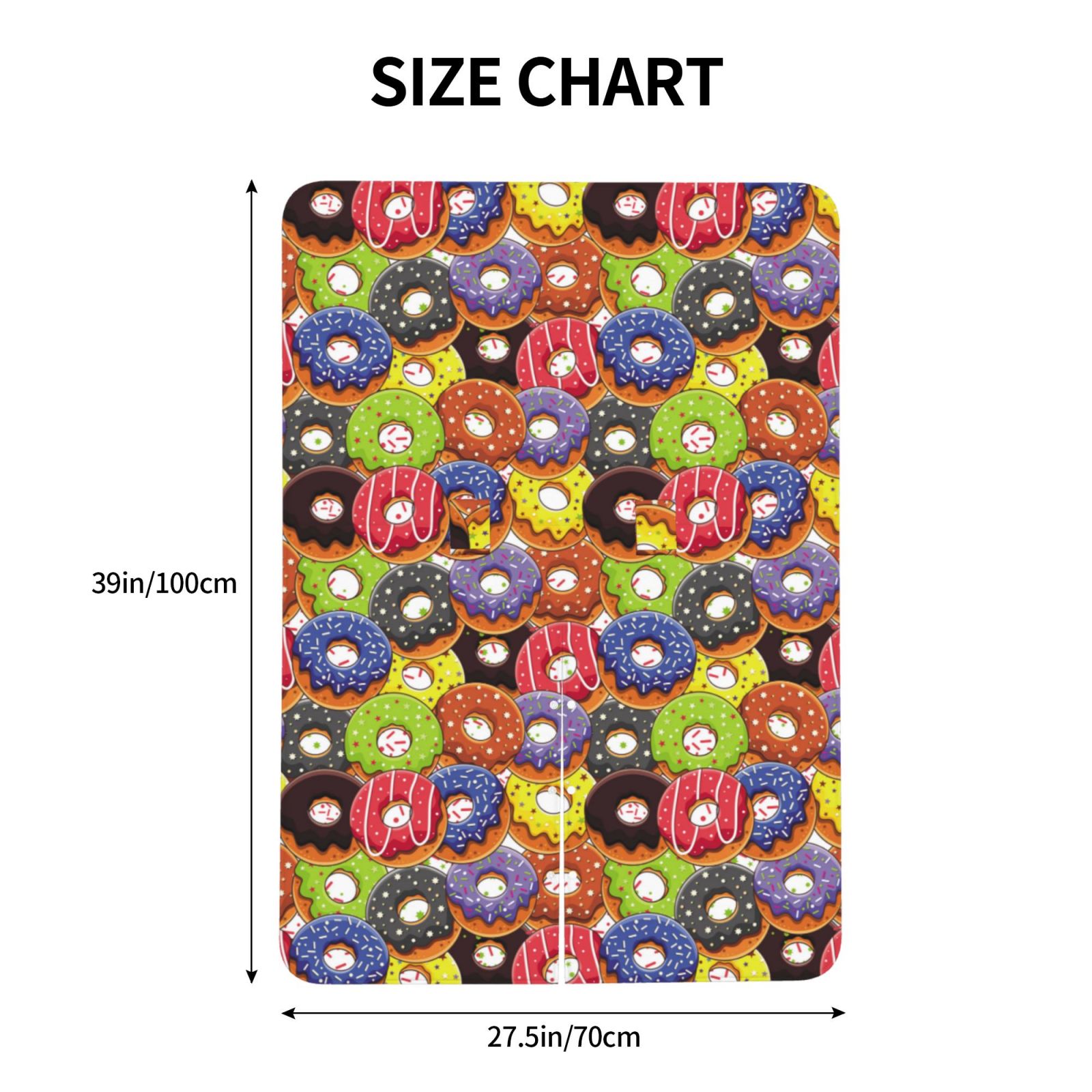 Car Seat Cover Baby - Donut Print No.9054 Breathable Infant Car Seat Cover for Baby Carseat, Lightweight Comfort Baby Essentials Must Haves Newborn Stuff for Girl Boy