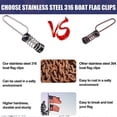 thumbnail image 4 of Becaristey 4Pcs Clips Reliable Rust-proof Torsion Spring Stainless Steel Clip Outrigger Lines Hardware Accessories Supplies Parts, 4 of 6