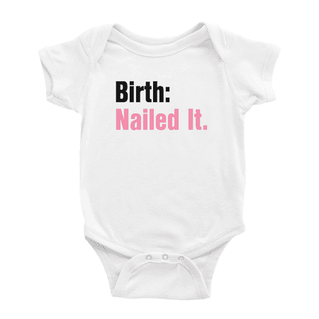 

Birth: Nailed It. Cute Baby Jumpsuits Boy Girl Newborn Clothes