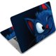 thumbnail image 1 of Pegatina de vinilo para portátil con diseño de gato de dibujos animados, diseño de gato azul guiñando un ojo, universal, de 12, 13, 13,3, 14, 15, 15,4 y 15,6 pulgadas, extraíble, personalizada., 1 of 7
