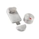 thumbnail image 4 of Lock de baño Bolt Dead Privacy Puerta de acero inoxidable de acero inoxidable Inside Hardware de partición del inodoro para baños wc, 4 of 8