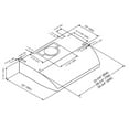 thumbnail image 5 of kobe chx2236sqb-1 brillia 36-inch under cabinet range hood, 3-speed, 680 cfm, led lights, baffle filters, 5 of 6