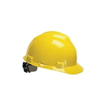 V-Gard® Slotted Hard Hat Cap, Fas-Trac® III Suspension, Yellow