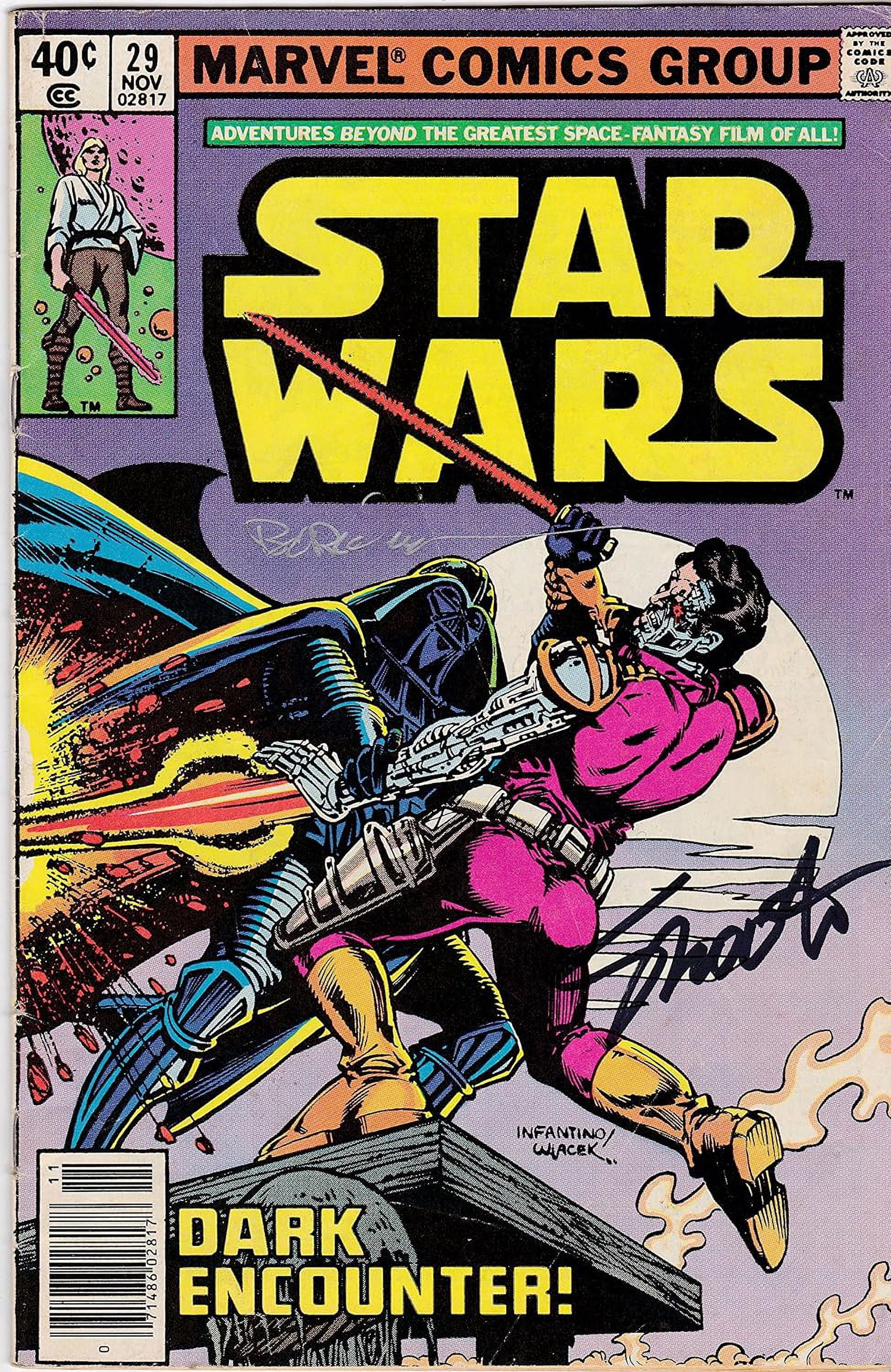 Marvel 1977 Star Wars #29 Signed by Jim Shooter & Bob Wiacek