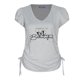 thumbnail image 1 of Blusa Maracuyá 77331 TallaG Gris Manga Corta, 1 of 4
