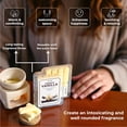 thumbnail image 6 of TRUMIRI French Vanilla Scented Wax Melts - Made with Non Toxic Soy Wax and Essential Oils - Long Lasting Strong Scent Pet Safe Candle Wax Cubes Tarts for Warmers - Fall Christmas, 6 of 7