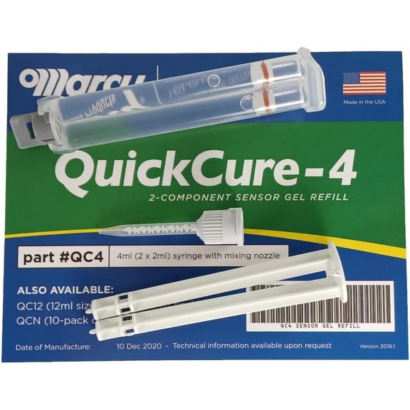 MA-587 Marcy Universal Auto Windshield Rain Sensor Lens Gel Kit (2-Part, 4ml) Professional Certified, Cures in 4 Min, Multi-Use for Rain Sensor Replacement - See Critical Details