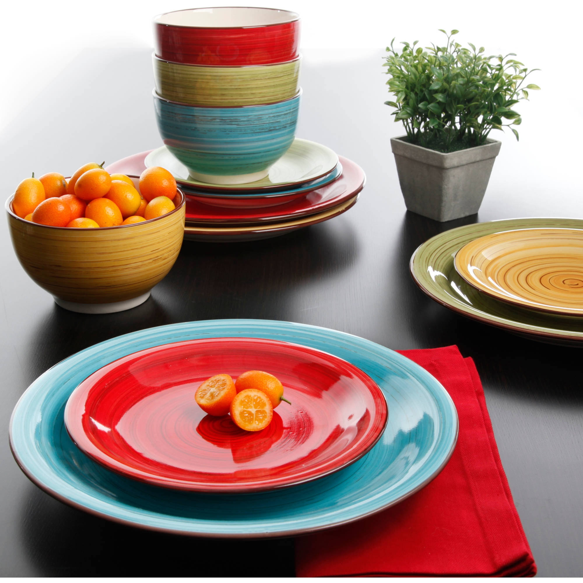 Modern Kitchen Dinnerware Dinner Set Plates Bowls Tableware Dining Service Sets 