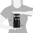 thumbnail image 2 of Elite Gourmet EHC113 Cafetera compacta personal de una sola porción incluye 14 oz. Taza de viaje térmica interior de acero inoxidable compatible con filtro reutilizable de posos de café negro Elite Gourmet NA, 2 of 9