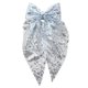 thumbnail image 2 of Pinza para el cabello con lazo de lentejuelas de tela | Pinza de resorte con lazo para mujer | Lazo decorativo para fiestas, bodas y uso diario, 2 of 5
