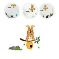thumbnail image 4 of Miangastore 1Pc Living Room Children Room Three-dimensional Children Cartoon Bear Wall Clock, 4 of 9