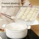 thumbnail image 5 of Caja para Dumplings de Doble Capa, Ideal para El Refrigerador, para Conservar Wontons En La Cocina, con Tapa, 5 of 6
