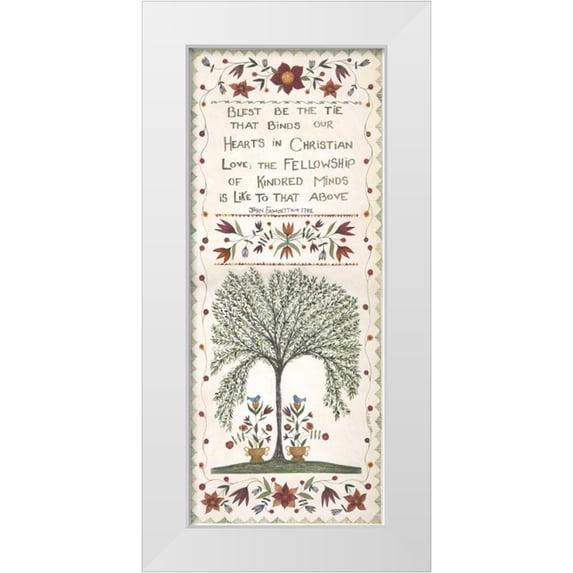 Shamp, Cindy 8x14 White Modern Wood Framed Museum Art Print Titled - Kindred Minds