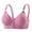 Purple, variant on Front Snap Bras for Senior Women Padded Older Bralettes Wireless Full Coverage Comfortable Daily Bra Post Surgery Pink 38