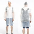 thumbnail image 4 of Imperméable Portable Eva Voyage Extérieur Transparent Ponchos de Pluie à Capuche, 4 of 6