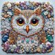 thumbnail image 5 of 4 Uds 5D DIY Taladro Parcial Con Forma Especial Búho Pájaro Kit30x30cm, 5 of 9
