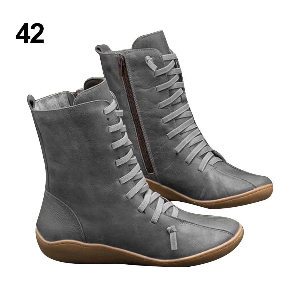 Women Retro Arch Support Boots 
