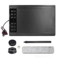 thumbnail image 1 of Graphics Tablet 233 PPS 5080 LPI 8192 Levels Pressure Sensitivity for Desktop, Laptop, Mobile Phone, Black, 1 of 4