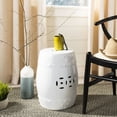 thumbnail image 2 of Safavieh Modern Ming Ceramic Garden Stool in White, 2 of 3