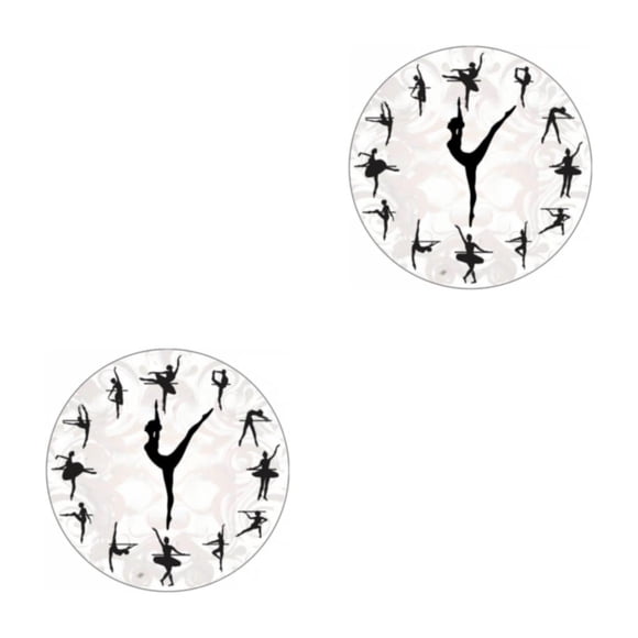 Bewildely Estilo único y cronometraje preciso Elegante reloj con llave de piano Construcción duradera Ballet silencioso y atemporal 2 ballet 2 2Conjunto
