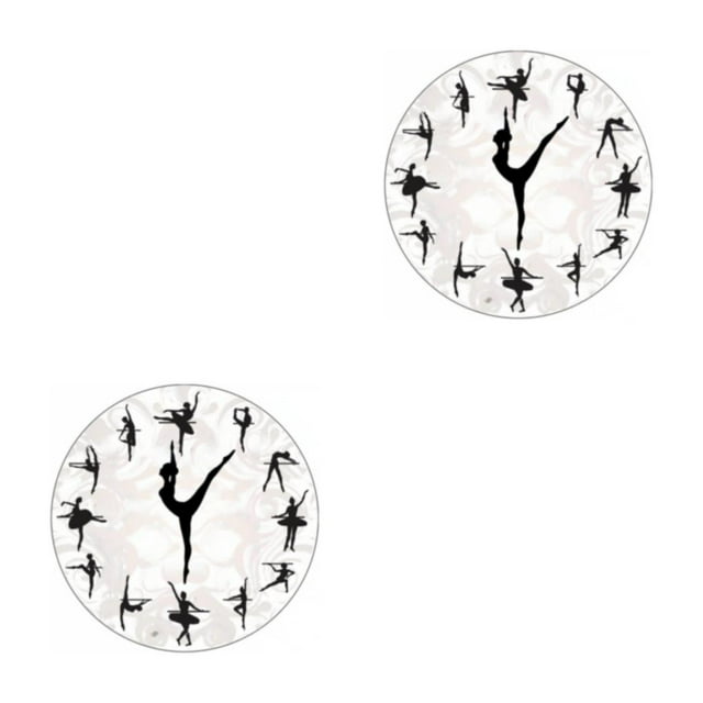 Bewildely Estilo único y cronometraje preciso Elegante reloj con llave de piano Construcción duradera Ballet silencioso y atemporal 2 ballet 2 2Conjunto