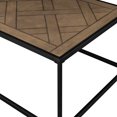 thumbnail image 5 of DeeHome Contemporary Decorative Parquet-Top Rectangle Coffee Table – Parquet Veneer, 5 of 6