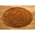 thumbnail image 2 of Safavieh Golden Jaipur Dreda Bordered Wool Area Rug, Green/Rust, 3'6" x 3'6" Round, 2 of 9