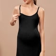 thumbnail image 7 of pstuiky Maternity Dresses for Women Fashion Solid Color Off the Shoulder Mid-Length Dress Leisure Slim Fit Sleeveless Ruched Bodycon Beach Dress Summer Dresses for Women, 7 of 7