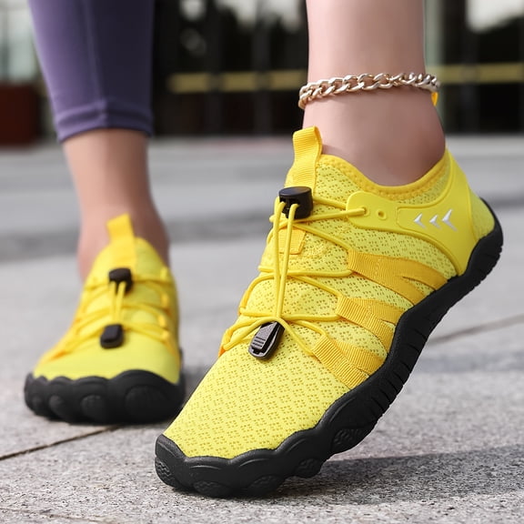 Women’s and Men’s Barefoot Water Shoes Wide Toe Lightweight Quick Dry Aqua Sneakers Non-Slip Breathable Shoes for Beach Swimming Hiking Walking and Outdoor Sports
