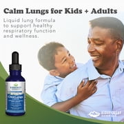 Ridgecrest Herbals ClearLungs Liquid Herbal Wellness Supplement, Orange Flavor Alcohol Free for Adults and Kids, Natural Lung Formula (2 fl oz, 29 Servings)