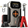 thumbnail image 1 of Geeneu 5000A Car Battery Jump Starter with 150 PSI Air Compressor, 12V Jump Box with Jumper Cables(8.5L Gas/ 7.0L Diesel), LCD Display, 1 of 8
