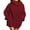 Red, variant on Utoimkio Women's Turtleneck Knit Sweaters Long Sleeve Casual Loose Pullover Sweaters Winter Solid Outwear Jumper Tops