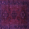thumbnail image 1 of Ahgly Company Indoor Square Persian Purple Traditional Area Rugs, 5' Square, 1 of 4