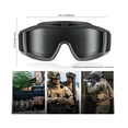 thumbnail image 2 of Gafas Tácticas Goggles estilo Militar, Gafas deportes Lab.G Negro Amarillo, 2 of 5