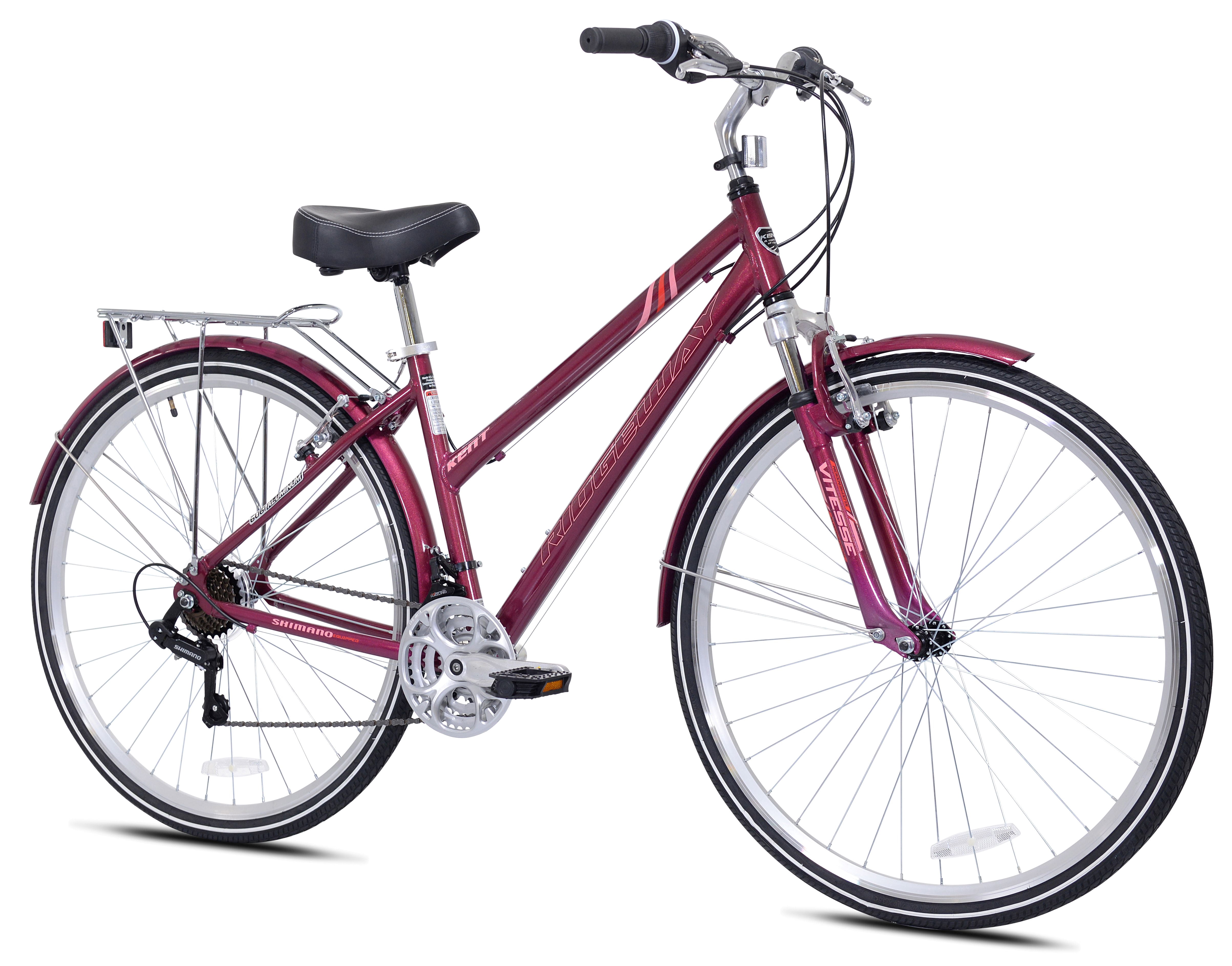 700C Kent Ridgeway Adult Bicycle, Burgundy
